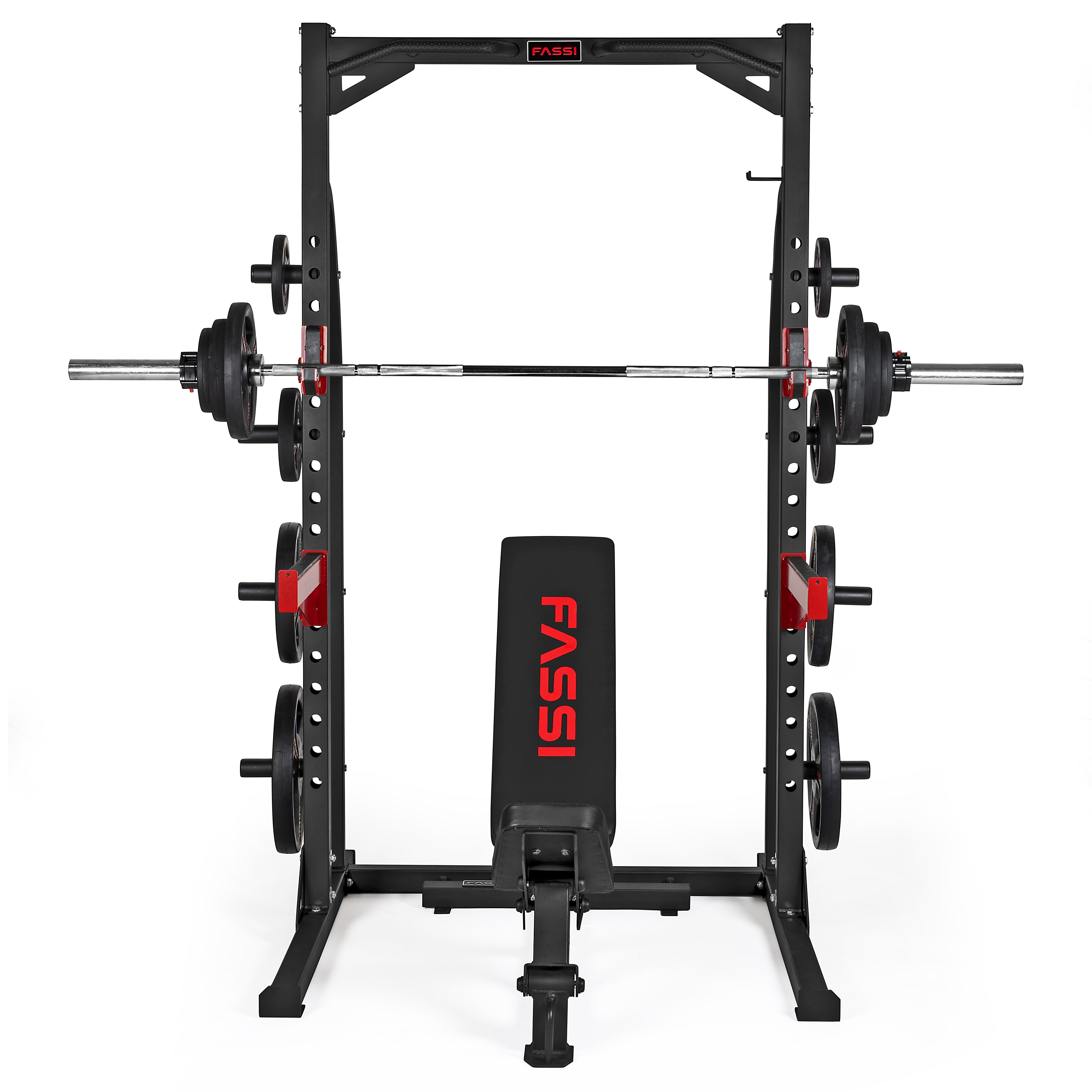 Multi rack squat station professionale deluxe Fassi Power 150 - Panche ...